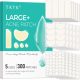 TKTK Large Pimple Patches, XL Acne Patches 60 x 20 mm 5 Sizes 300 Count