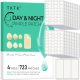 TKTK Day and Night Pimple Patches for Face, 723 Patches 4 Size Acne Patches