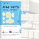TKTK Pimple Patches for Face, 6 Sizes Hydrocolloid Acne Patch Variety, 4 Shapes 510 Count