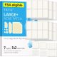 Large Acne Patches for Face, 7 Sizes 142 Count Pimple Patches