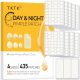 TKTK Day and Night Pimple Patches for Face, 435 Patches 4 Size Acne Patches