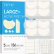 TKTK Large Hydrocolloid Chin Pimple Patches for Face, 136 Count 5 Sizes