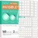 TKTK Pimple Patches for Face, 0.01cm Ultra-Thin 2 Sizes(10mm/12mm) 168 count